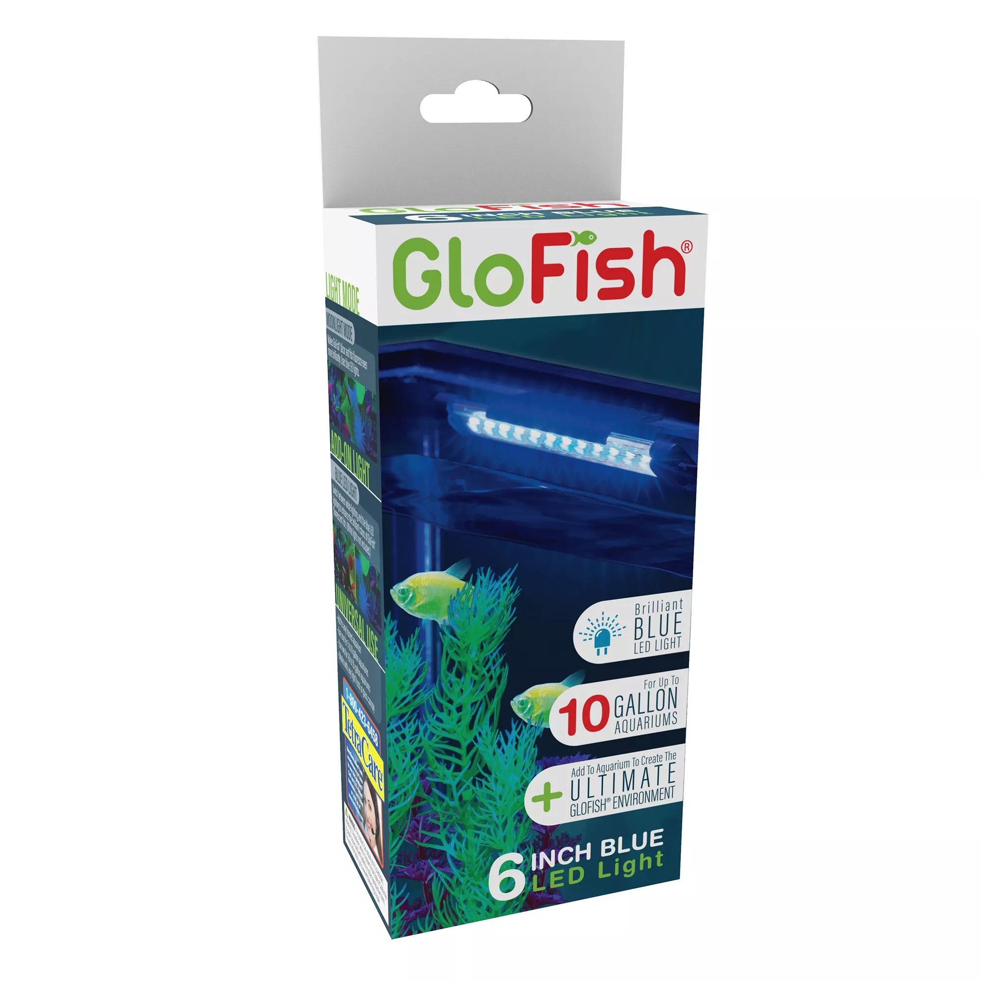 Glofish Blue LED Light 6"