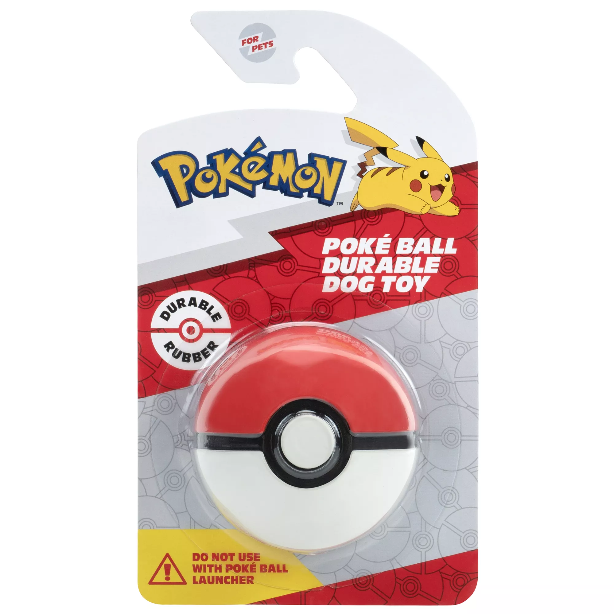 Pokémon Poké Ball Rubber Ball Dog Toy