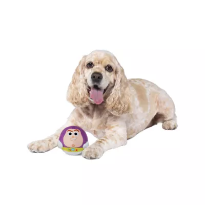 Product Disney Buzz Lightyear Crinkle Squeaker Plush Dog Toy