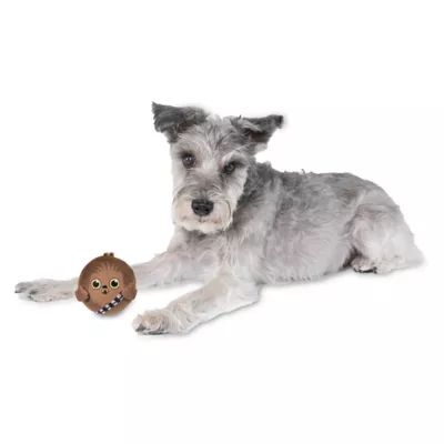 Product Disney Star Wars Chewbacca Crinkle Squeaker Plush Dog Toy