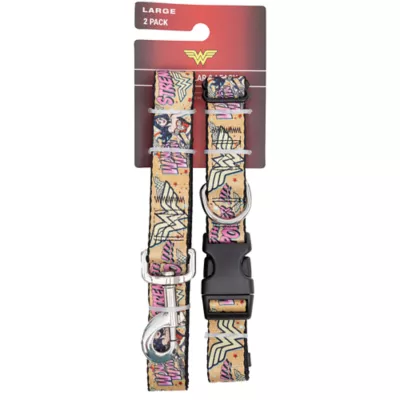 Product Buckle-Down Wonder Woman Dog Collar and Leash Set