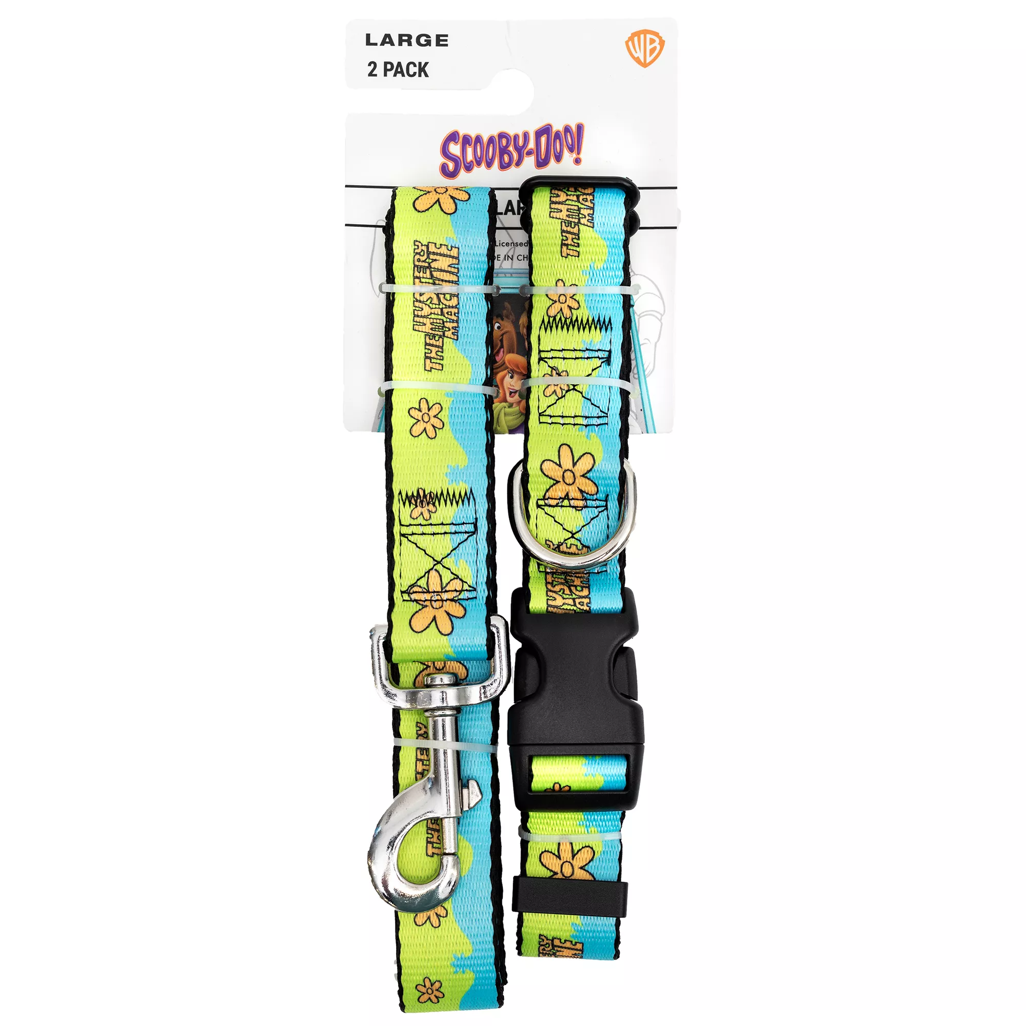 Buckle-Down Scooby-Doo Dog Collar and Leash Set