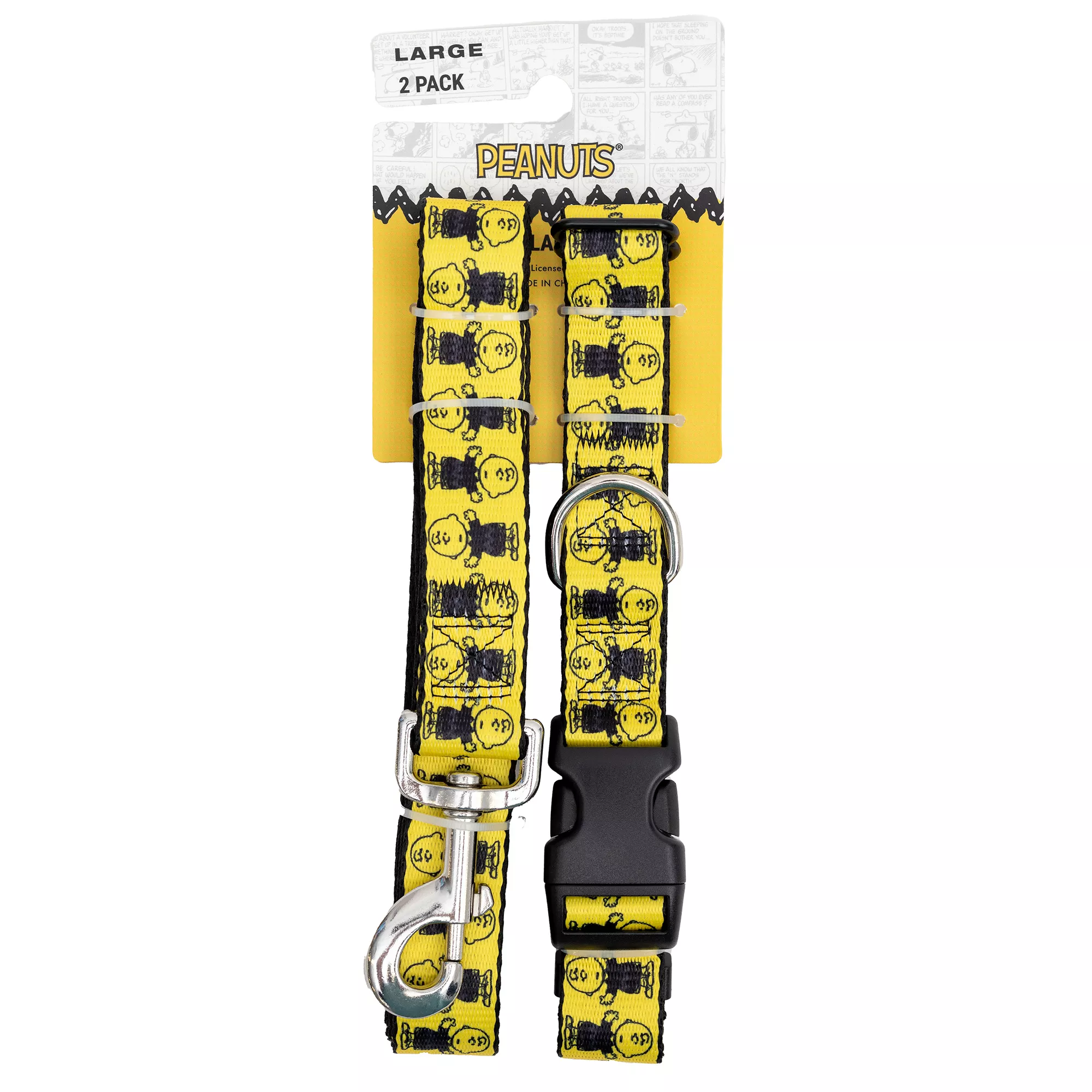 Buckle-Down Snoopy Dog Collar and Leash Set