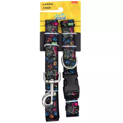 Product Buckle-Down SpongeBob SquarePants Dog Collar and Leash Set