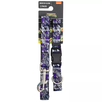 Product Buckle-Down Teenage Mutant Ninja Turtles Dog Collar and Leash Set