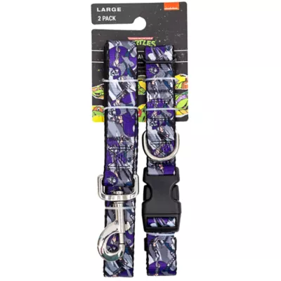 Product Buckle-Down Teenage Mutant Ninja Turtles Dog Collar and Leash Set
