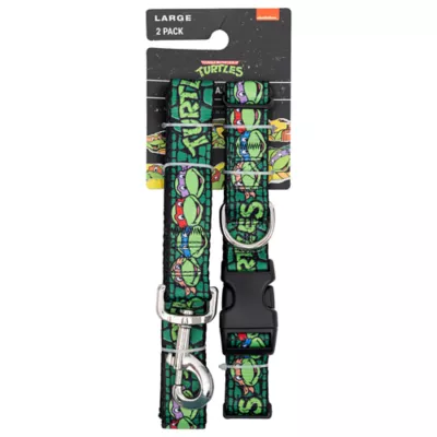 Product Buckle-Down Teenage Mutant Ninja Turtles Dog Collar and Leash Set