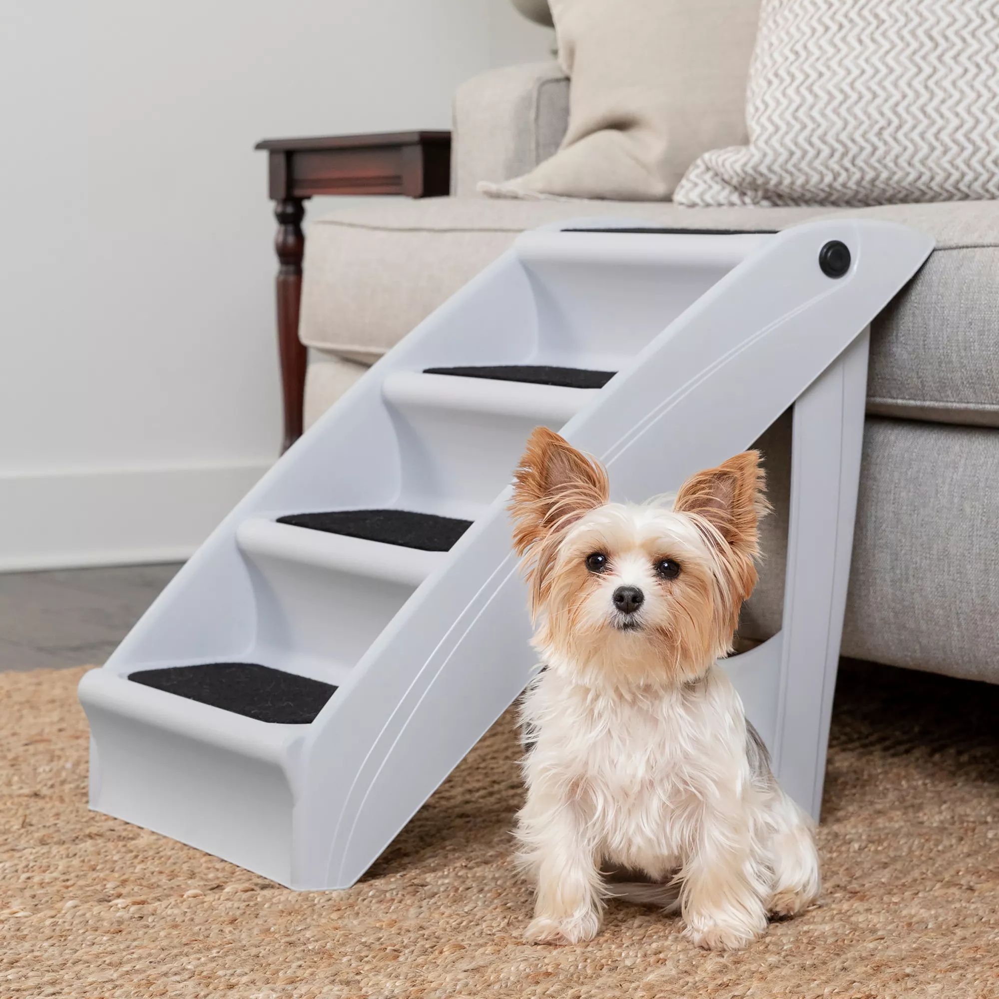 PetSafe CozyUp Folding Pet Steps - Grey