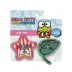 Hello Kitty and Friends Keroppi and Lily Pad Plush Crinkle Catnip Cat Toy 2-Pack image thumbnail 1