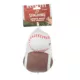 Product Spalding Baseball and Football 2 Count Dog Toys