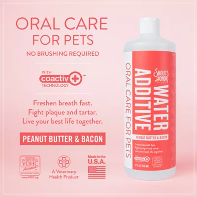 Product Skout's Honor, Oral Care Water Additive: Peanut Butter & Bacon