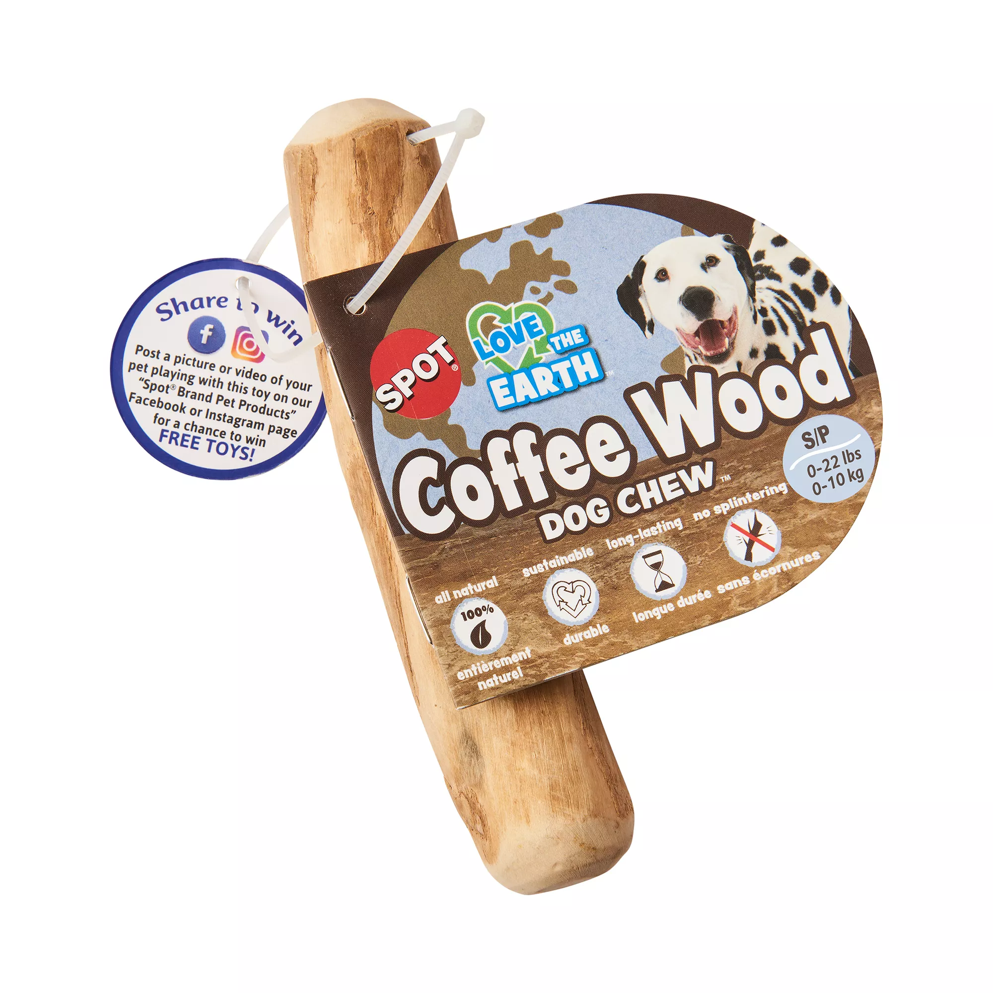 Coffee Wood Dog Chews