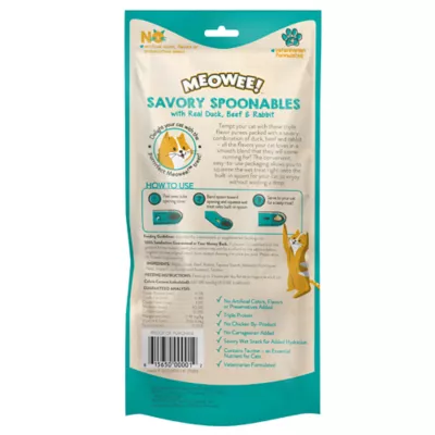 Product Meowee! Savory Spoonables - 4 CT, 1.9 OZ