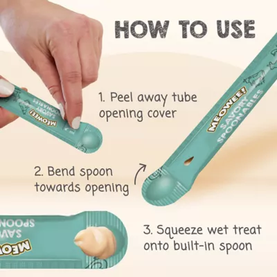 Product Meowee! Savory Spoonables - 4 CT, 1.9 OZ