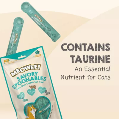 Product Meowee! Savory Spoonables - 4 CT, 1.9 OZ