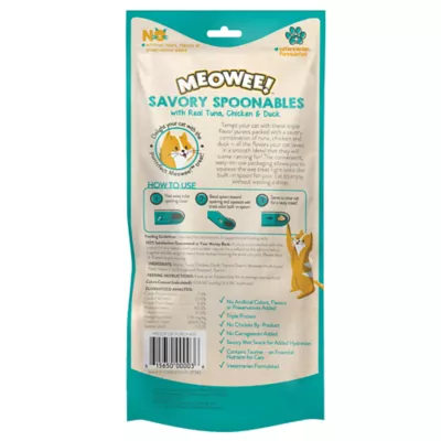 Product Meowee! Savory Spoonables - 4 CT, 1.9 OZ