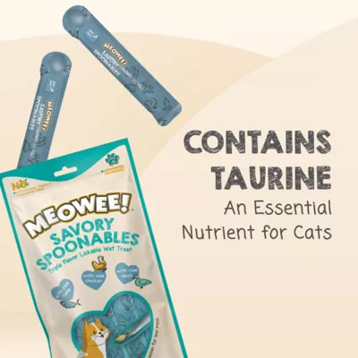 Product Meowee! Savory Spoonables - 4 CT, 1.9 OZ