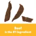 Wiggles & Wags Beef Jerky Cuts Dog Treats 8 OZ image thumbnail 3