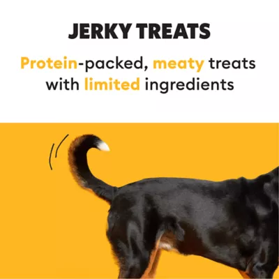 Product Wiggles and Wags Beef Jerky Cuts Dog Treats 8 OZ