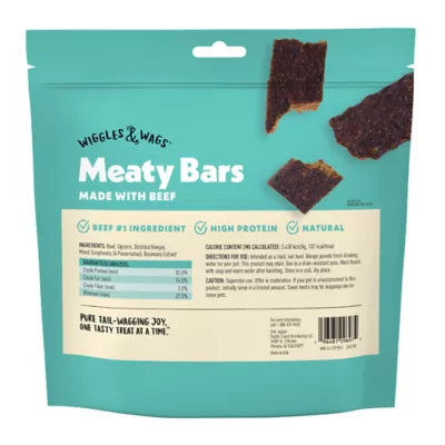 Product Wiggles and Wags Beef Meaty Bars