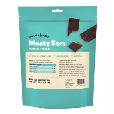 Product Wiggles and Wags Beef Meaty Bars