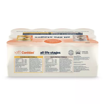 Product Canidae All Life Stages Variety Pack All Life Stage Wet Dog Food - Multi-Protein & Chicken, 12 Count