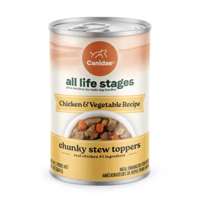 Product Canidae All Life Stages Chunky Stew Toppers All Life Stage Wet Dog Food - Chicken & Vegetable