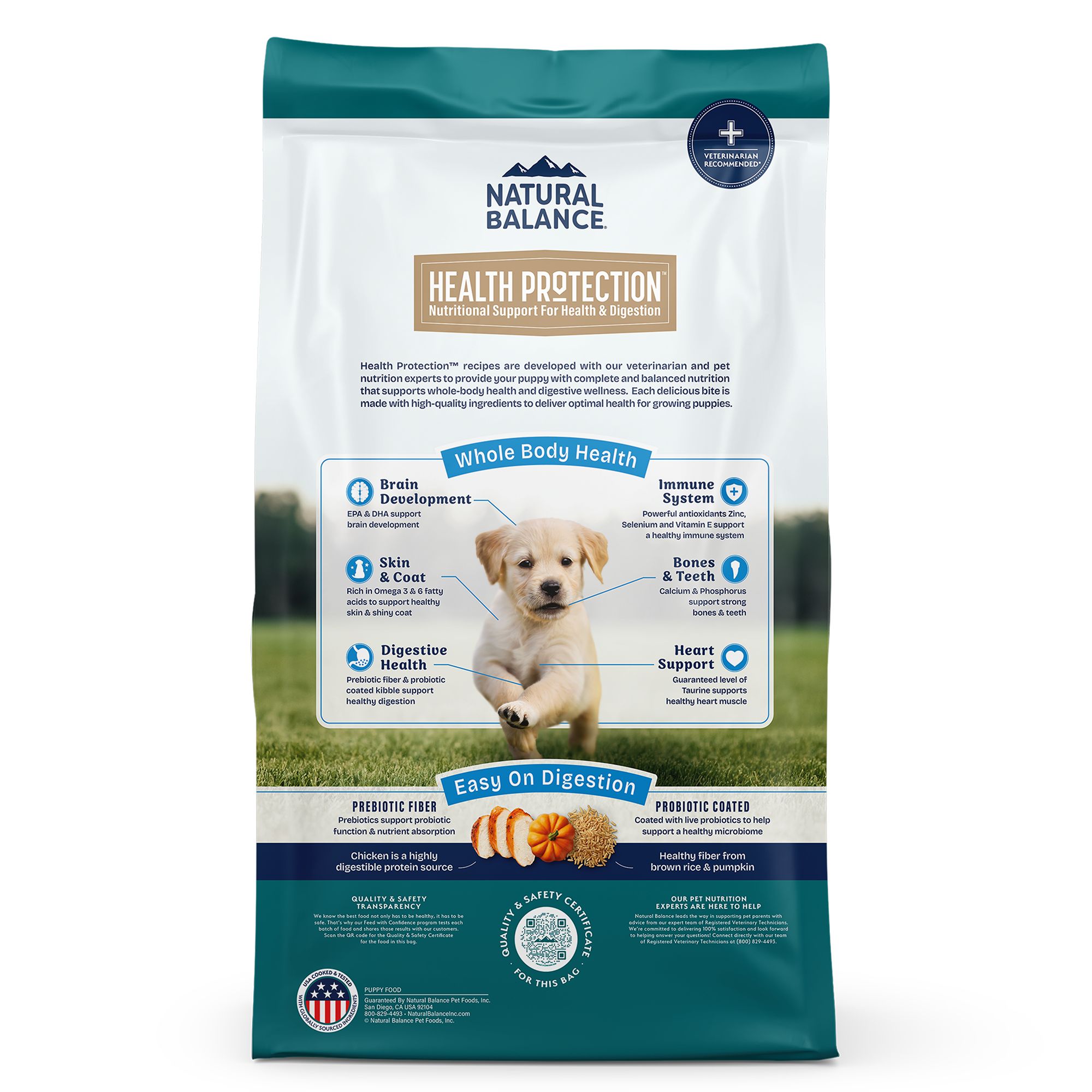 Natural Balance Health Protection Puppy Dry Dog Food - Chicken