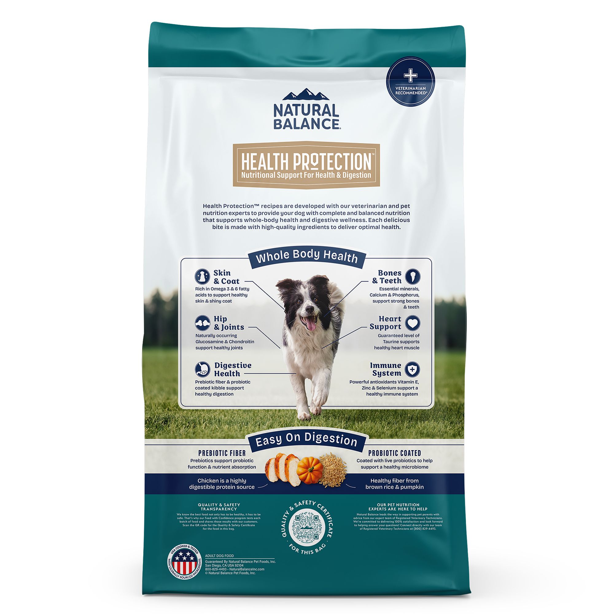 Natural Balance Health Protection Adult Dry Dog Food - Chicken