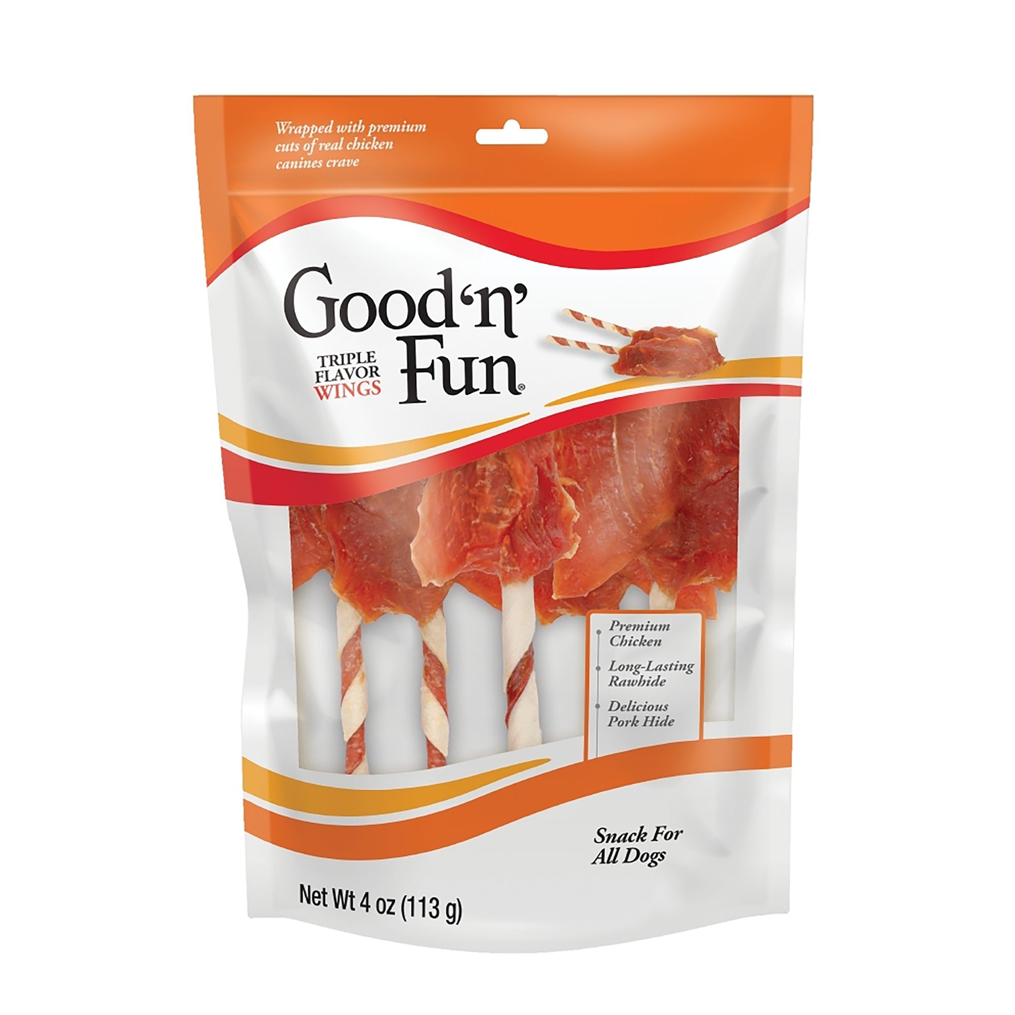 Good 'n' Fun Triple Flavor Wings 4 OZ by Good 'N' Fun