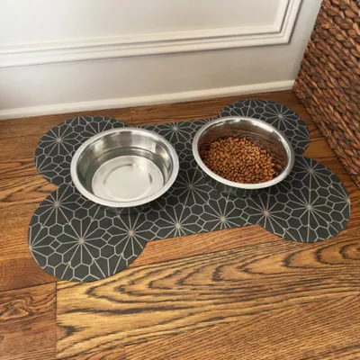 Product Washable Dog Bowl Mat Geoscope 18" x 27"
