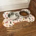 Washable Dog Bowl Mat Posh Pups 18" x 27" image thumbnail 2