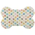 Washable Dog Bowl Mat Happy Paws 18" x 27" image thumbnail 1