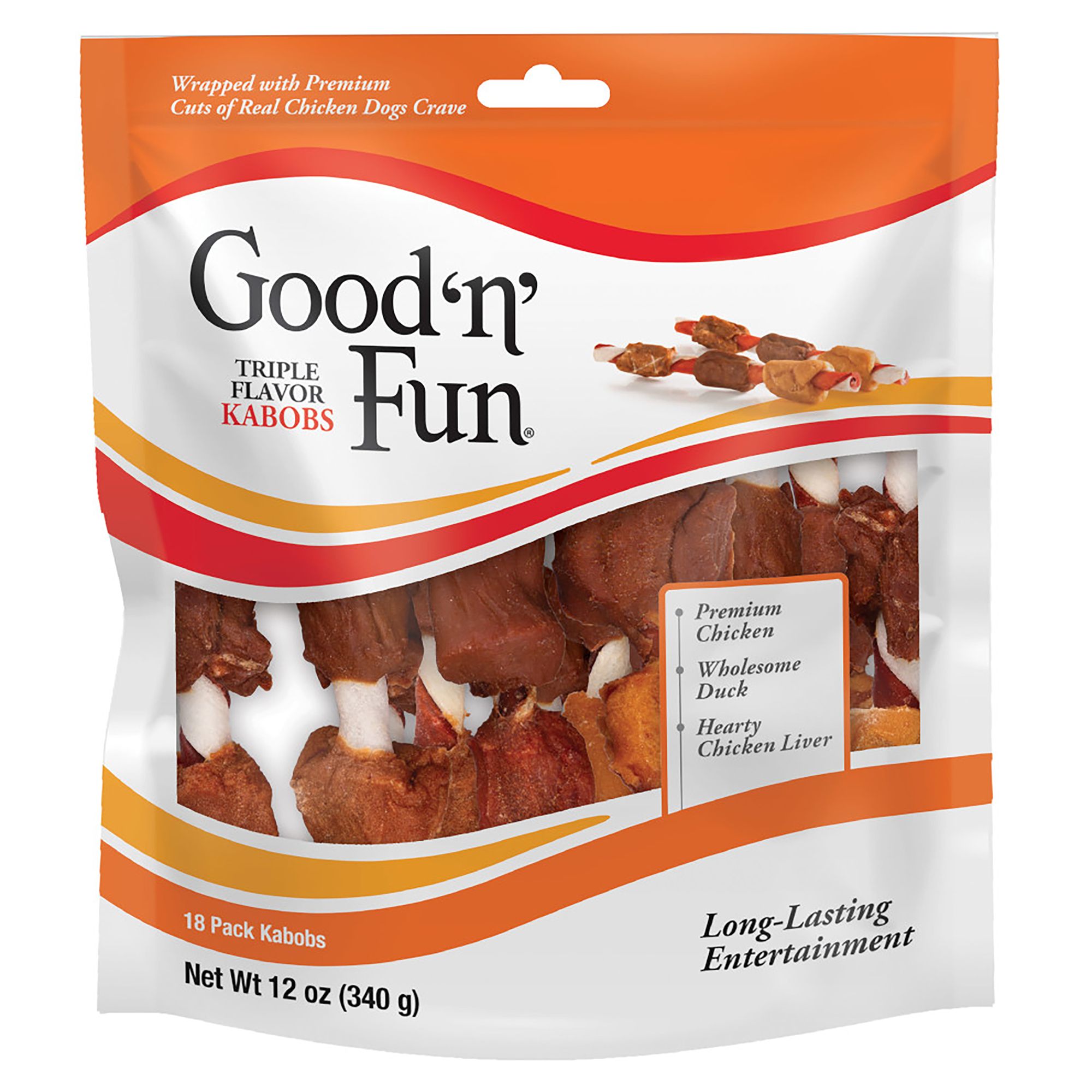 Good 'n' Fun Triple Flavor Kabob 12 OZ by Good 'N' Fun