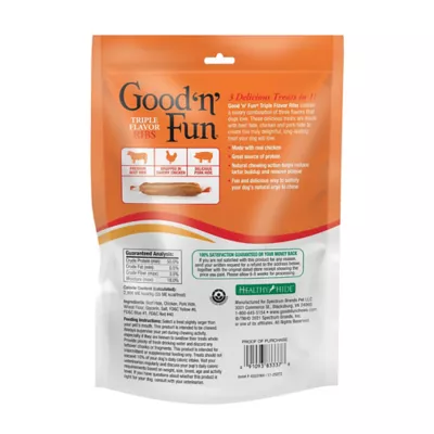 Product Good 'n' Fun Triple Flavor Ribs 4 OZ