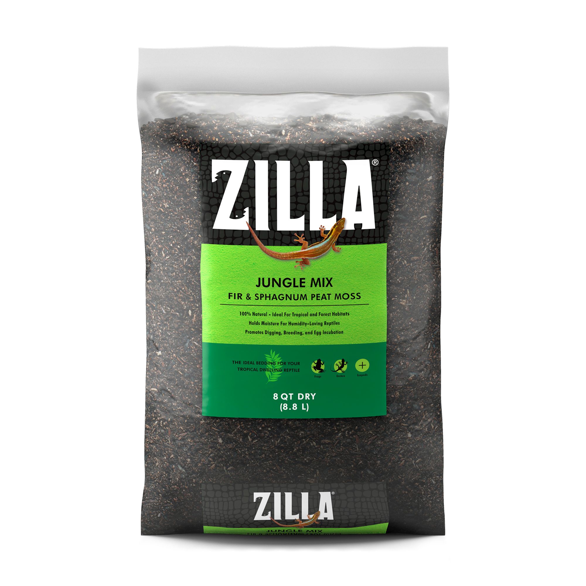 Zilla® Jungle Mix Substrate - Reptile Substrate & Bedding - 8 qt