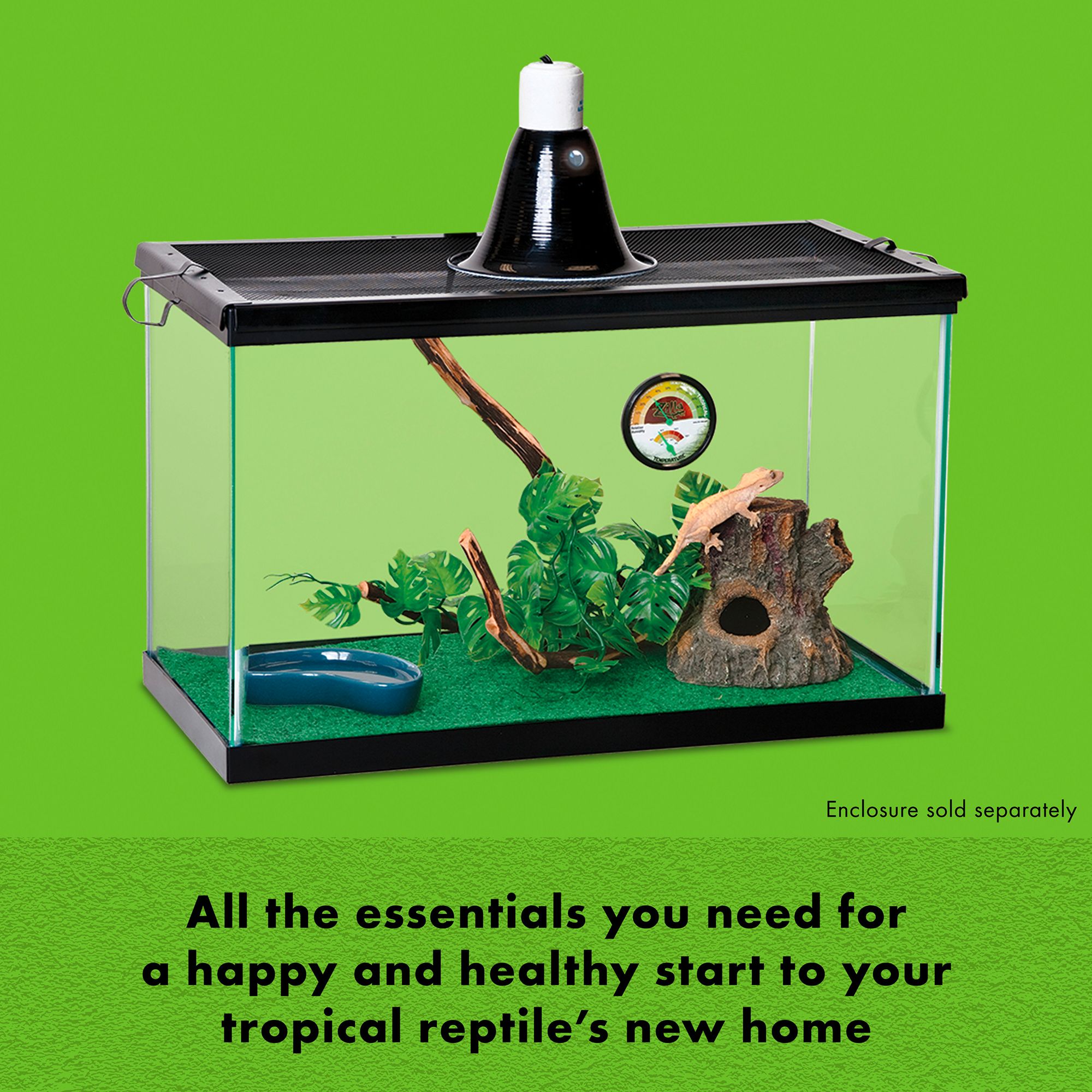 Zilla® Tropical Habitat Accessory Kit - Tropical Terrarium Accessory Kit - thumbnail 3