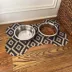 Washable Dog Bowl Mat Diamonds in the Ruff 18" x 27" image thumbnail 2