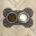Washable Dog Bowl Mat Diamonds in the Ruff 18" x 27" image thumbnail 3