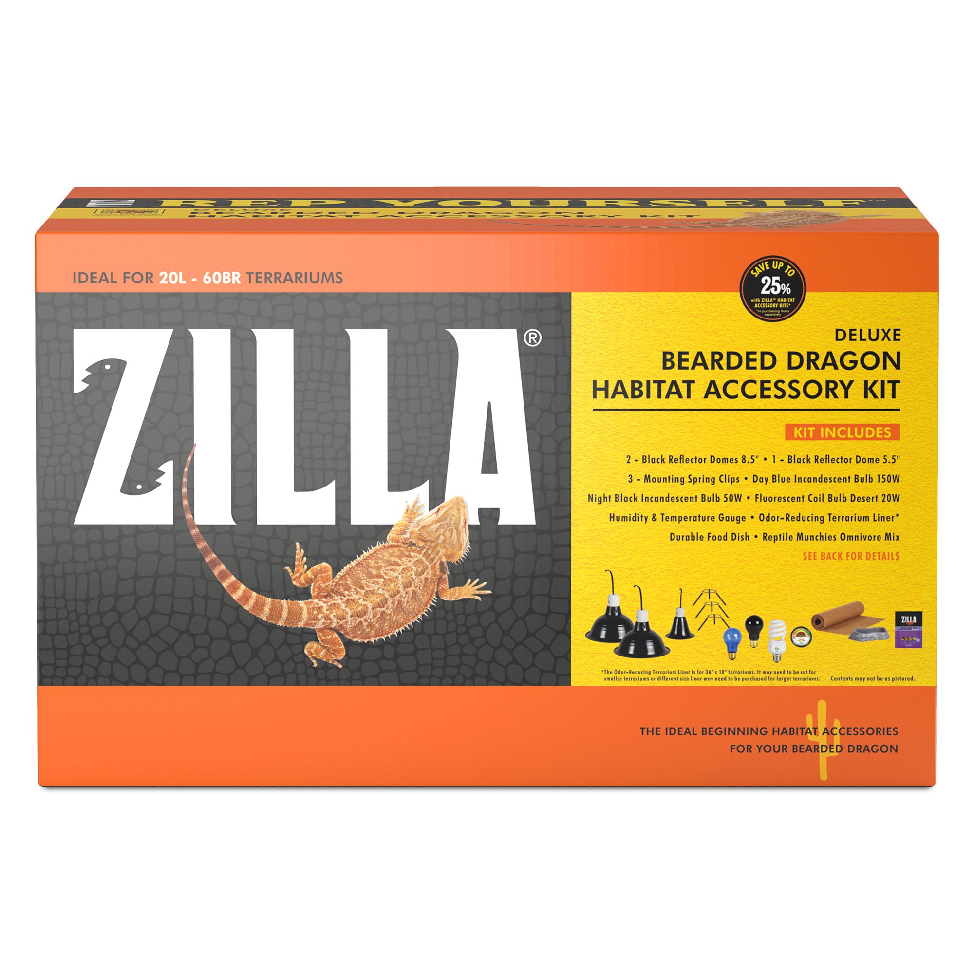 Zilla® Bearded Dragon Habitat Accessory Kit