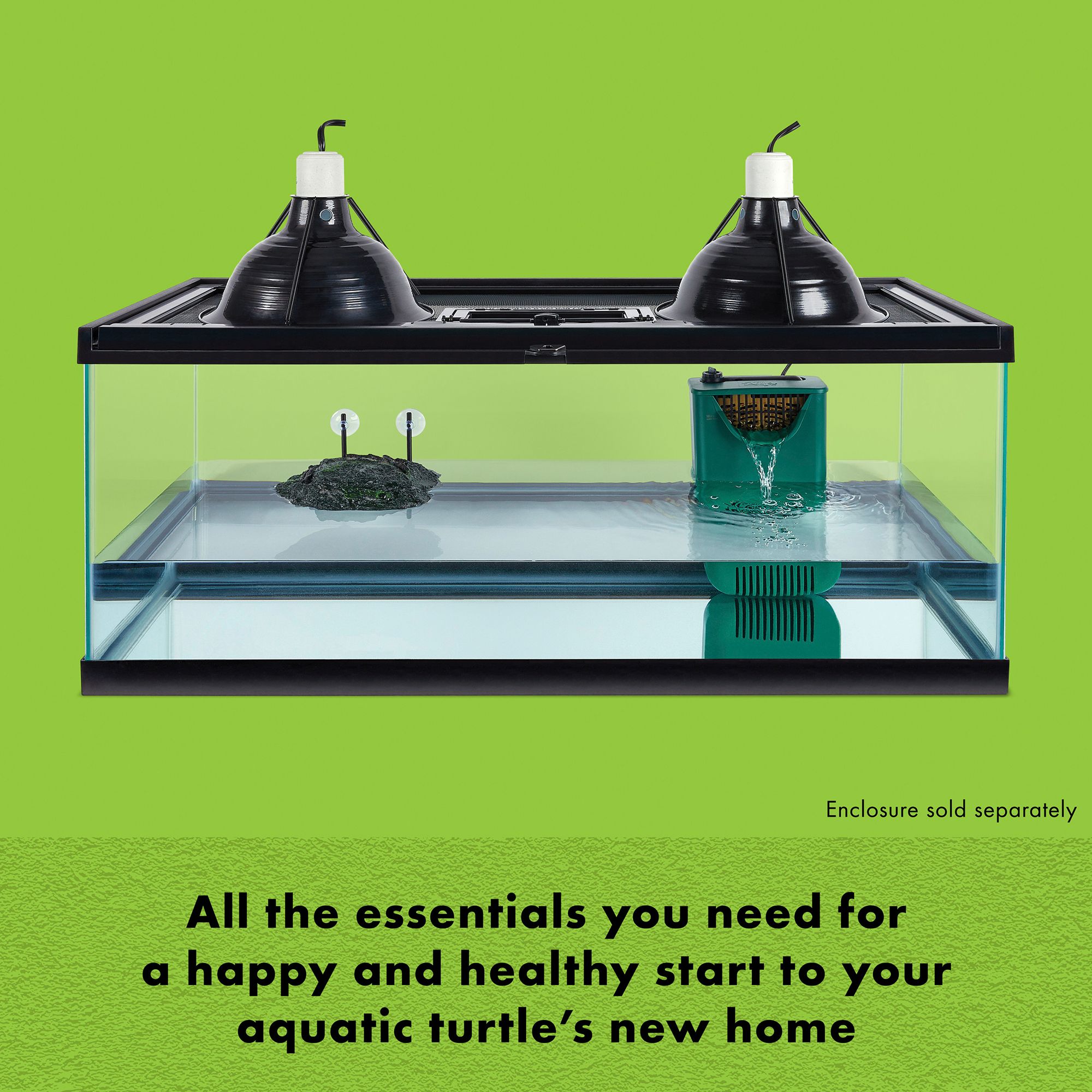 Zilla® Aquatic Turtle Habitat Accessory Kit - Aquatic Turtle Basking Dock - thumbnail 3