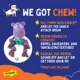 Product Joyhound Hippo Treat Dispensing Rope Dog Toy