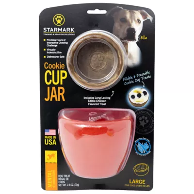 Product Starmark Everlasting Cookie Cup Dog Toy