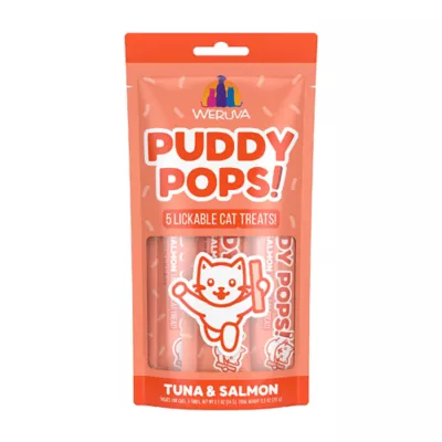 Weruva Puddy Pops Lickable Cat Treat - 5 CT, 2.5 OZ - Image 1