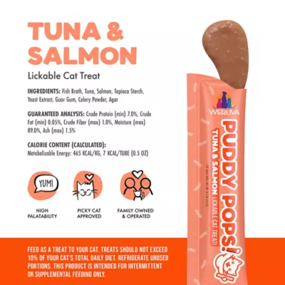 Weruva Puddy Pops Lickable Cat Treat - 5 CT, 2.5 OZ - Image 3