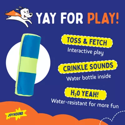 Product Joyhound Game On Active Crinkle Bottle Dog Toy