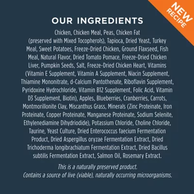 Product Instinct® Raw Boost Kibble + Freeze-Dried Raw All Life Stage Dry Dog Food - Raw, Grain Free, Chicken