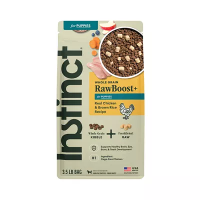 Instinct® RawBoost Whole Grain Kibble + Freeze-Dried Raw Puppy Dry Dog Food - Chicken & Brown Rice - Image 1