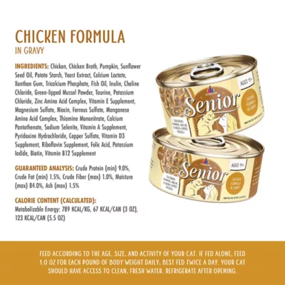 Product Weruva Cat - Senior, Wet Food, Shreds, Gravy, Chicken, 3 OZ