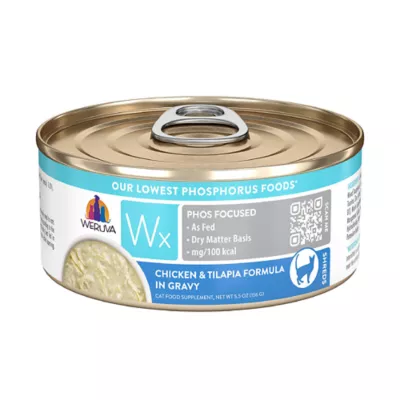 Product Weruva Cat - Wet Food, Phos Focused, WX, Gravy, Shreds, 5.5 OZ